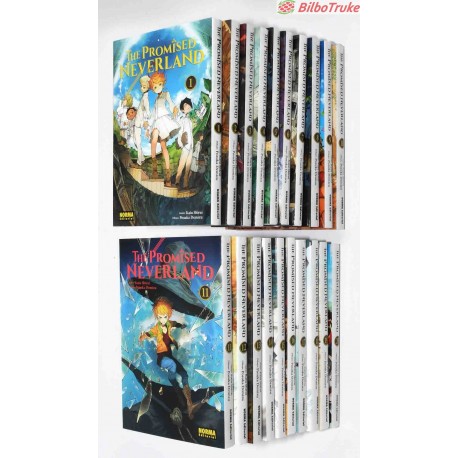 COLECCION MANGA THE PROMISED NEVERLAND 20 TOMOS