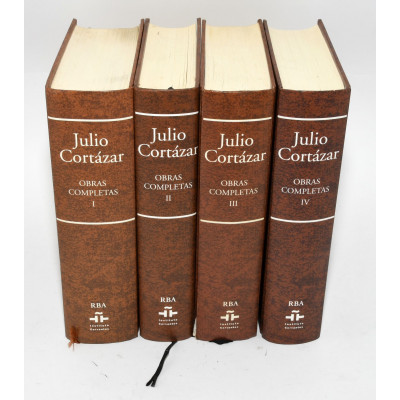 LIBROS JULIO CORTAZAR - OBRAS COMPLETAS (4 TOMOS)