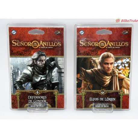 PACK DE 2 JUEGOS CARTAS EL SEÑOR DE LOS ANILLOS