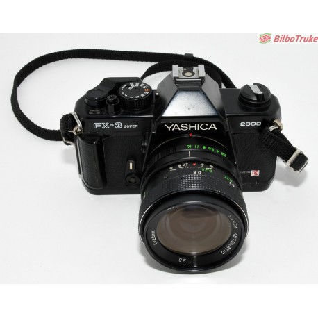 CÁMARA VINTAGE REFLEX ANALÓGICA YASHICA FX-3 SUPER 2000 + 28MM F:2.8