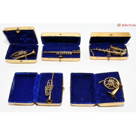JUEGO MINIATURA 5 INSTRUMENTOS DE VIENTO