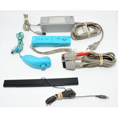 CONSOLA WII AZUL CON MANDO