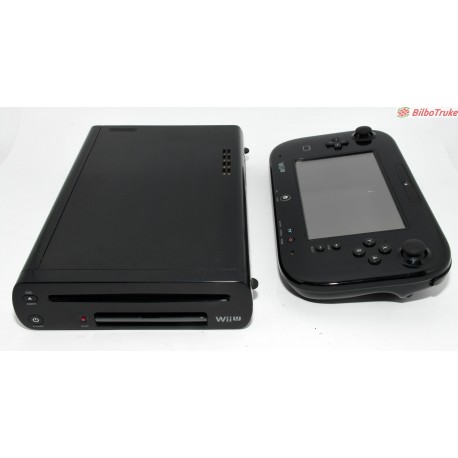 CONSOLA WII U NEGRA 32GB CON MANDO