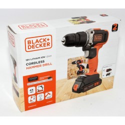 TALADRO PERCUTOR BATERIA BLACK DECKER BCD003C1C