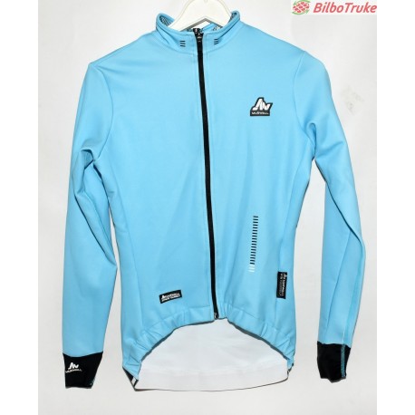 CHAQUETA INVIERNO CICLISMO MUJER MURWALL AZUL