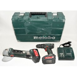 KIT METABO RADIAL + ATORNILLADOR BATERIA