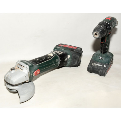 KIT METABO RADIAL + ATORNILLADOR BATERIA