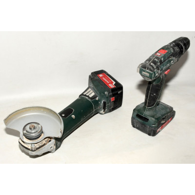 KIT METABO RADIAL + ATORNILLADOR BATERIA