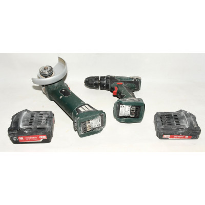 KIT METABO RADIAL + ATORNILLADOR BATERIA