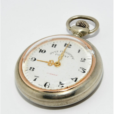 RELOJ DE BOLSILLO MECANICO SYSTEME ROSKOPF PATENT