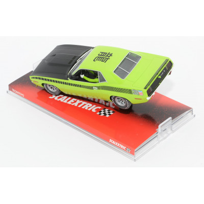 COCHE SLOT SCALEXTRIC PLYMOUTH AAR CUDA LIMA CON CAJA