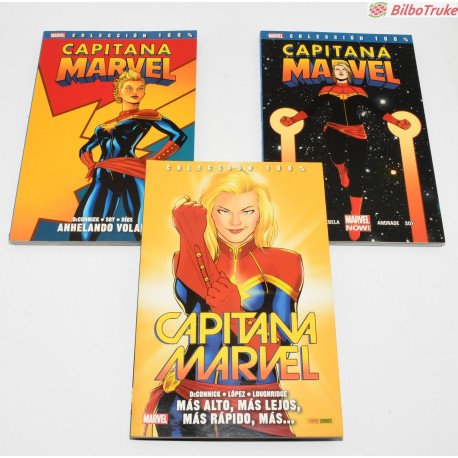 CAPITANA MARVEL (TRES TOMOS)