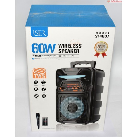 ALTAVOZ BLUETOOTH SF4007 60W