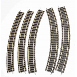 VIAS CURVAS FLEISCHMANN 6125 PARA MAQUETA DE TRENES ELECTRICOS