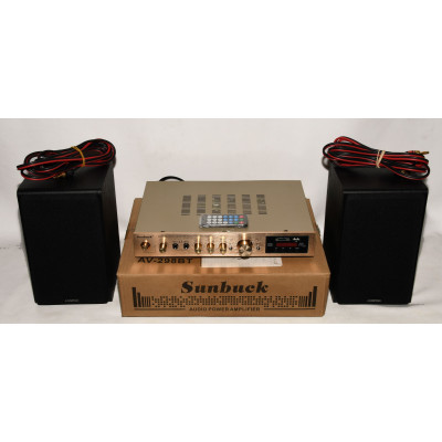 AMPLIFICADOR + ALTAVOCES SUNBUCK