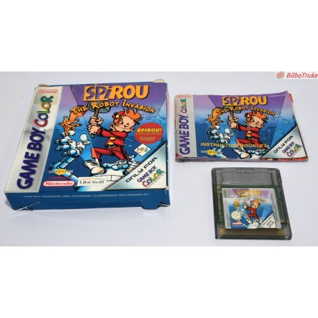 VIDEOJUEGO GAMEBOY COLOR SPIROU THE ROBOT INVASION