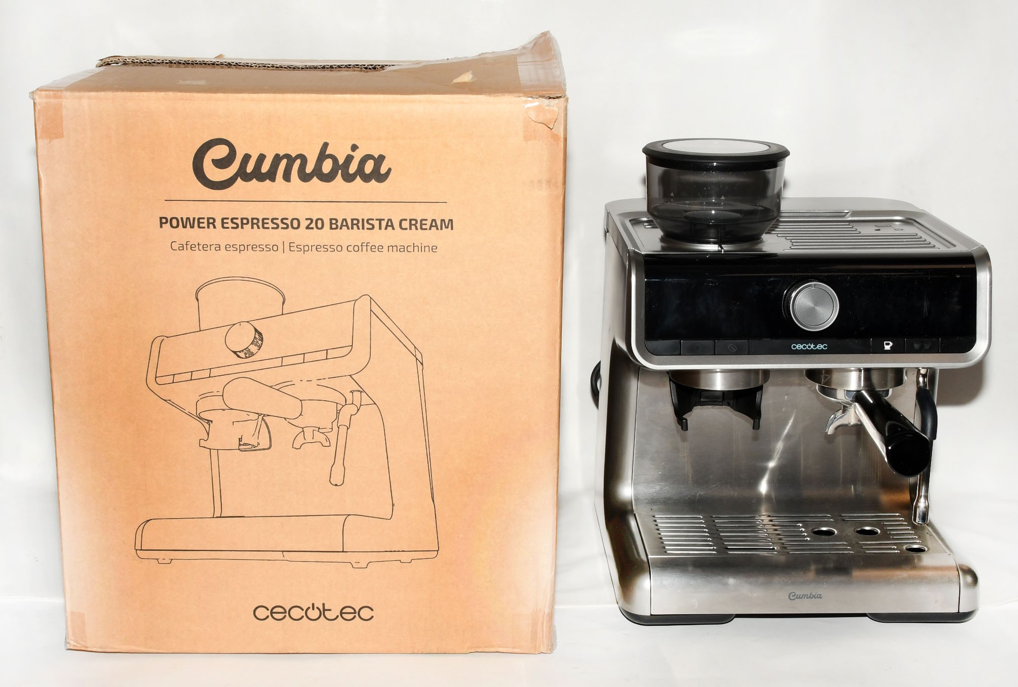 Power Espresso 20 Barista Cream Machine à café Cecotec