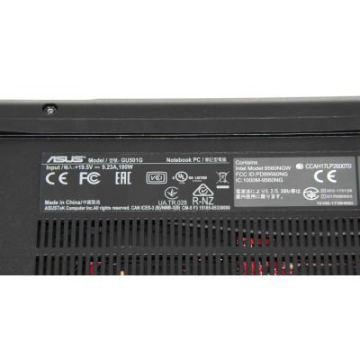 PORTATIL GAMING ASUS ROG GU501GM-BI7N8 / i7-8750H 2.2GHz / 2TB SSD / 32GB RAM