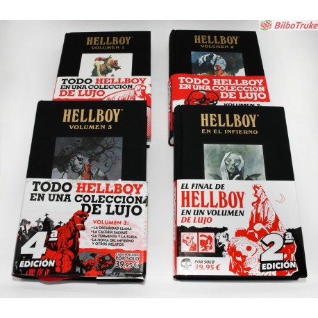 COLECCIÓN HELLBOY (4 TOMOS)