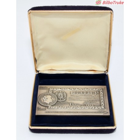 PLANCHA LOTERIA NAVIDAD 1939 PLATA 815 146GR