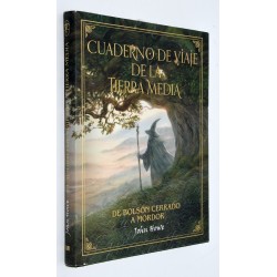 LIBRO CUADERNO DE VIAJE DE LA TIERRA MEDIA