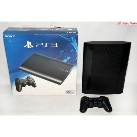 CONSOLA PS3 SLIM 500GB NEGRA CON CAJA
