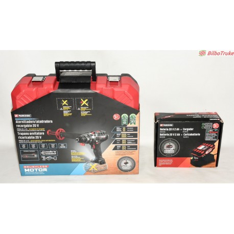 ATORNILLADORA TALADRADORA RECARGABLE 20V + CARGADOR Y BATERIA