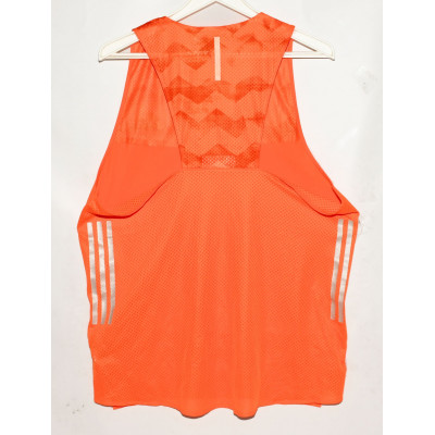 CAMISETA RUNNING ADIDAS NARANJA ULTRA MESH