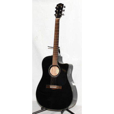 GUITARRA ELECTROACUSTICA FENDER CD60CEBLK