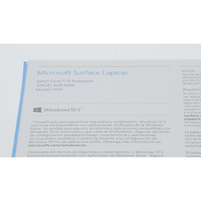 Microsoft Surface Laptop 1769 PRECINTADO