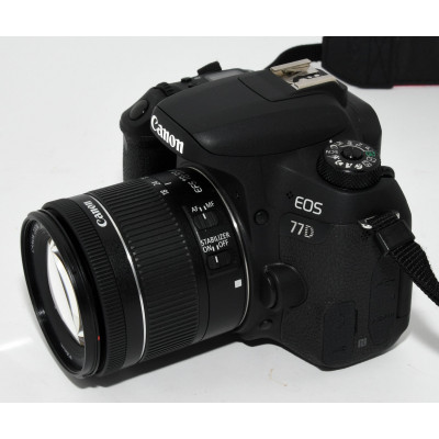 CÁMARA RÉFLEX DIGITAL CANON EOS 77D + CANON 18-55MM