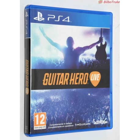 VIDEOJUEGO Y 2 GUITARRAS PS4 GUITAR HERO LIVE