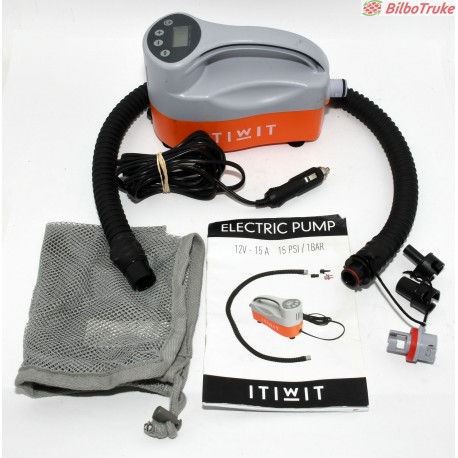 BOMBA DE AIRE ELÉCTRICA SUP/KAYAK ITIWIT 15 PSI