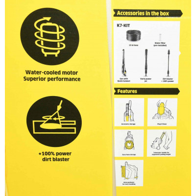HIDROLIMPIADORA KARCHER K7 POWER PRECINTADA