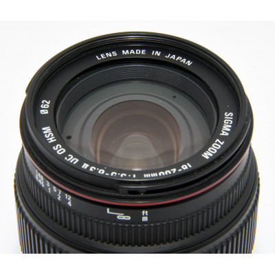 OBJETIVO SIGMA 18-200MM F/3.5-6.3 II PARA CANON