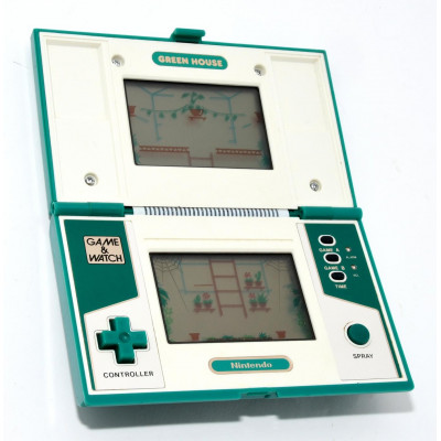 CONSOLA NINTENDO GAME WATCH GREEN HOUSE GH-54
