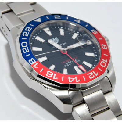 RELOJ AUTOMATICO TAG HEUER AQUARACER CALIBRE 7 GMT PEPSI