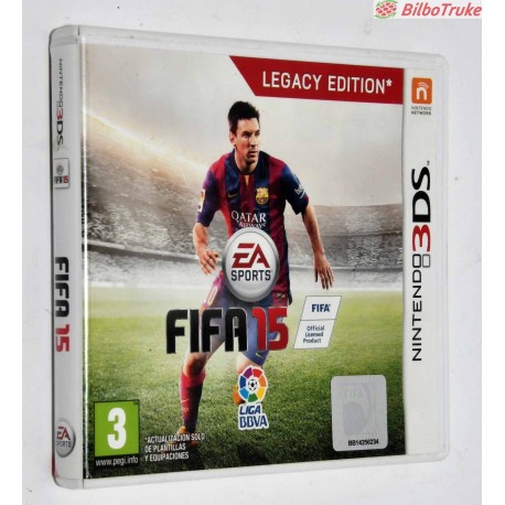 VIDEOJUEGO NINTENDO 3DS FIFA 15