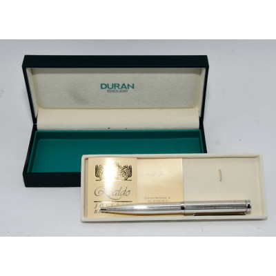 BOLIGRAFO DURAN PLATA CON GRABADO