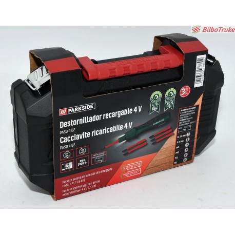 DESTORNILLADOR RECARGABLE PARKSIDE PASD 4 B2