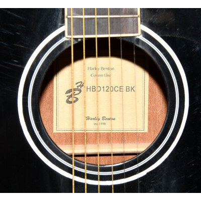GUITARRA ELECTROACUSTICA HARLEY BENTON HBD120CE BK