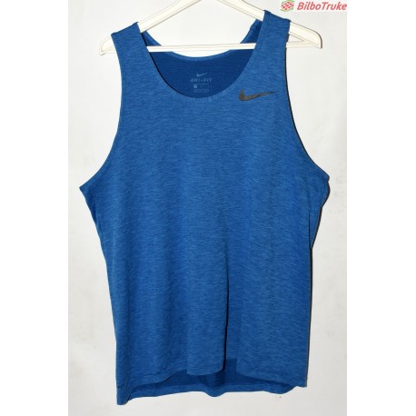 CAMISETA DEPORTIVA NIKE DRI-FIT AZUL
