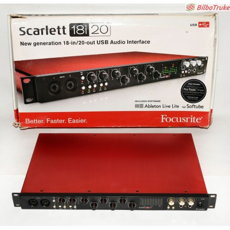 INTERFAZ DE AUDIO FOCUSRITE SCARLETT 18I 20