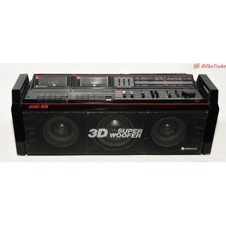 RADIO CASSETTE HITACHI 3D SUPER WOOFER