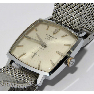 RELOJ MANUAL CAUNY SWISS SPORT