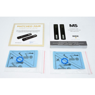 PAREJA MICROFONOS RODE M5