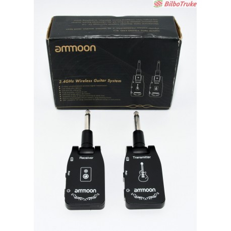 SISTEMA WIRELESS GUITARRA AMMOON 2.4GHZ