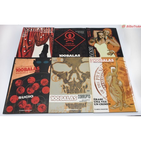 COLECCION COMIC 100 BALAS (6 TOMOS)