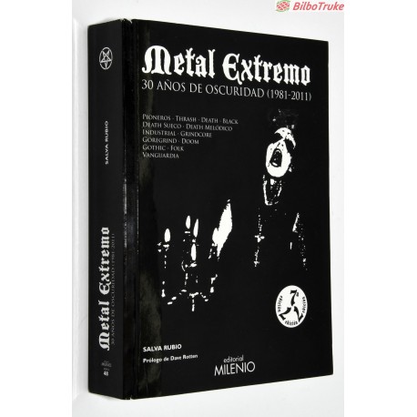 LIBRO METAL EXTREMO: 30 AÑOS DE OSCURIDAD