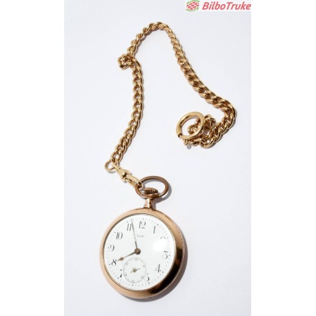 RELOJ DE BOLSILLO MECANICO DE DOS TAPAS LIP
